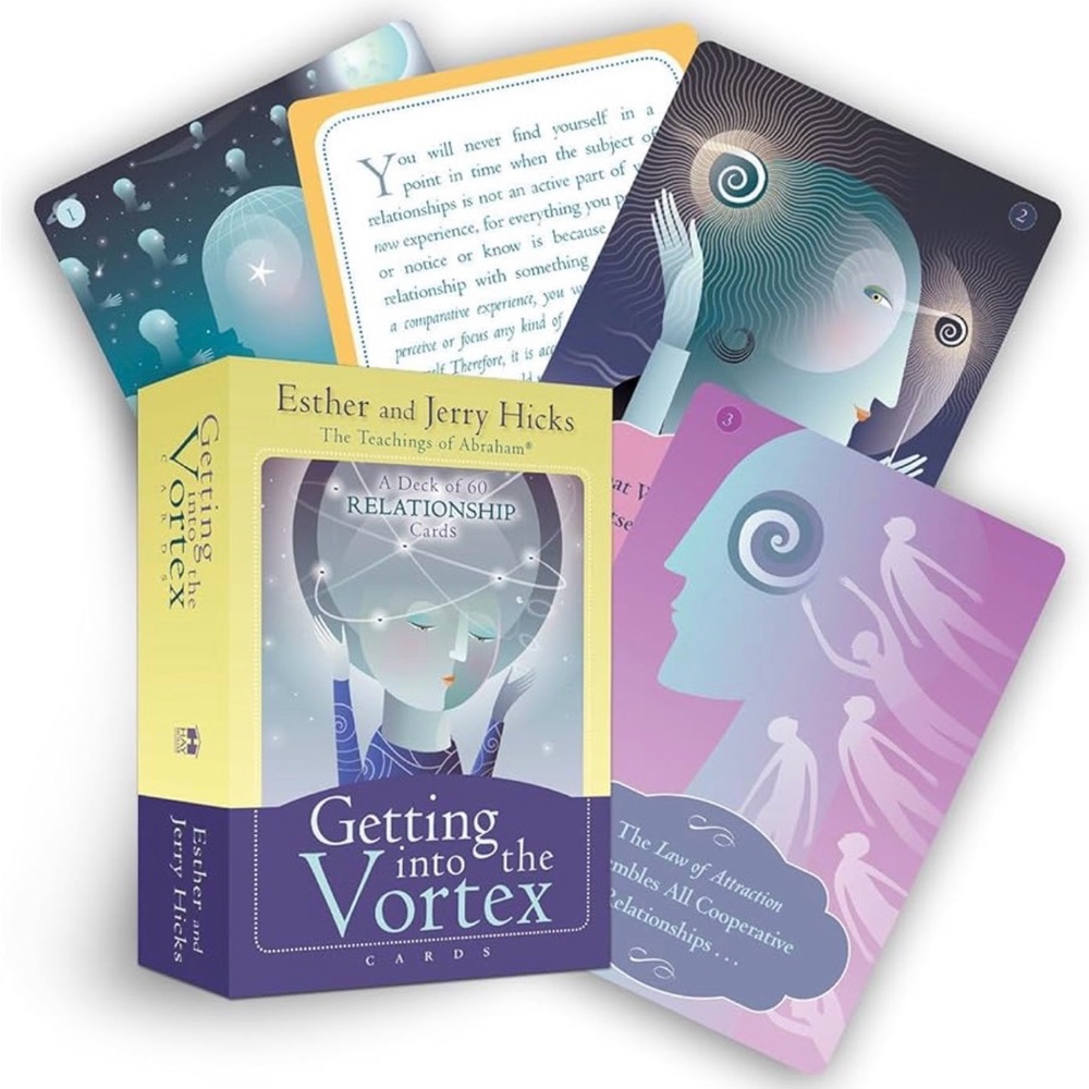Getting into the Vortex Relationship Cards - Esther & Jerry Hicks 60-Card Deck